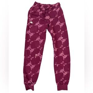 Kappa Allover Logo Joggers Unisex Medium purple athleisure streetwear sweatpants